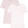 Lot De 2 T-shirts à Col Rond En Coton -Venus Mode Winkel 23064966 4Gn9NtPO