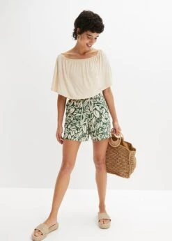 Short En Jersey Imprimé Avec Poches Et Taille Confortable -Venus Mode Winkel 23066020 8awM79hz