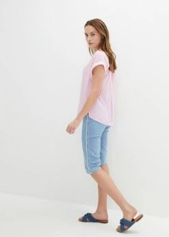 Bermuda Slim En Jean, Taille Haute, Longueur Genou -Venus Mode Winkel 23066296 yMPfJVf5