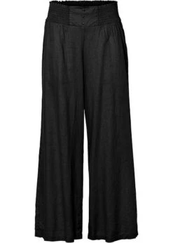 Pantalon Large Avec Lin Majoritaire Et Taille Smockée Confortable 15 Pantalon Large Avec Lin Majoritaire Et Taille Smockée Confortable -Venus Mode Winkel 23066761 vOGmhFOH