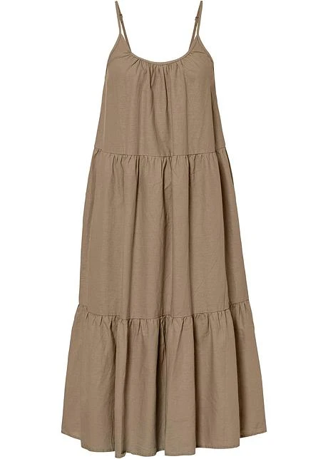 Rainbow Robe étagée Avec Lin Majoritaire 10 Rainbow Robe étagée Avec Lin Majoritaire - Afbeelding 8