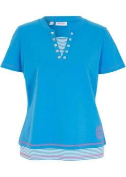 T-shirt Coton Manches Longues Style 2 En 1
