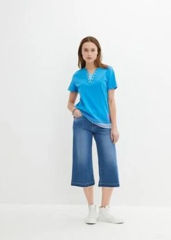 T-shirt Coton Manches Longues Style 2 En 1 -Venus Mode Winkel 23068326 HWS97hsG