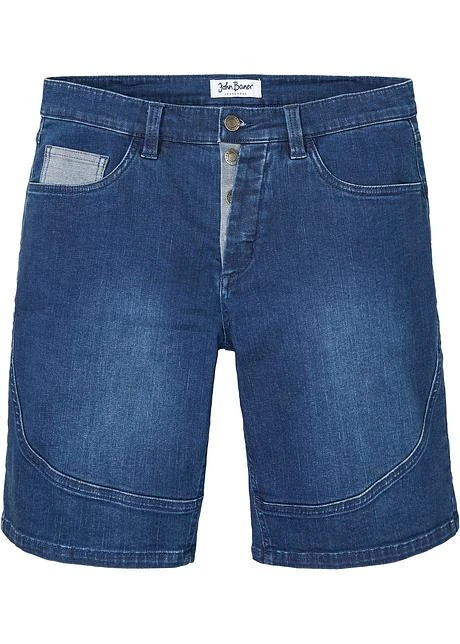 Short En Jean Long Extensible, Regular Fit 3 Short En Jean Long Extensible, Regular Fit