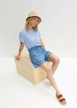 Short En Jean Avec TENCEL™ Lyocell 12 Short En Jean Avec TENCEL™ Lyocell -Venus Mode Winkel 23068748 ZSP134Ky