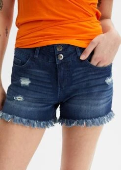 Rainbow Short En Jean Avec Base Effilochée -Venus Mode Winkel 23069139 OIcBMMTW