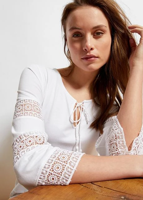 Rainbow Robe En Jersey à Broderie Ajourée 8 Rainbow Robe En Jersey à Broderie Ajourée - Afbeelding 6