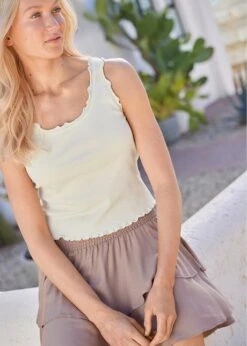 Rainbow Lot De 2 Débardeurs Côtelés Courts -Venus Mode Winkel 23074554 DtMBNUzT