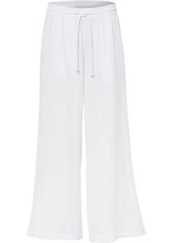 Pantalon Palazzo En Gaze De Coton -Venus Mode Winkel 23075935 Gy52pDuz