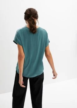 T-shirt Avec Mélange De Matière -Venus Mode Winkel 23075991 sRcbC3QW