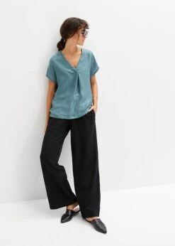 T-shirt Avec Mélange De Matière -Venus Mode Winkel 23076005 Oau1VJZC