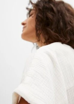 Blouse En Mousseline Avec Patte De Boutonnage Et Poche -Venus Mode Winkel 23079841 BLfXJLpa