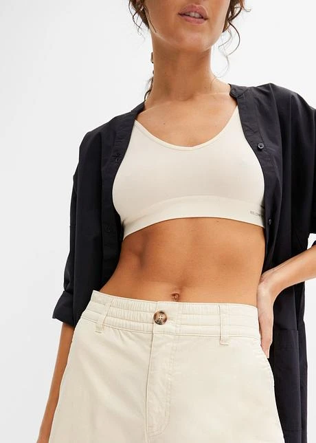 Short En Twill Taille Haute 7 Short En Twill Taille Haute - Afbeelding 5