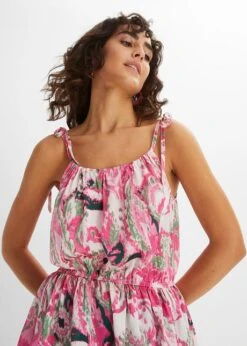 Top-blouse En Satin Imprimé -Venus Mode Winkel 23080847 0veOKpje