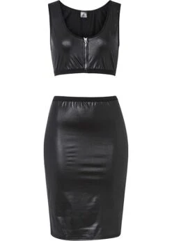 Venus Brassière Et Jupette Au Look Mouillé (Ens. 2 Pces.) -Venus Mode Winkel 23081350 pPHR7j14