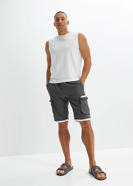 Rainbow Bermuda Cargo Taille Extensible, Regular Fit 6 Rainbow Bermuda Cargo Taille Extensible, Regular Fit - Afbeelding 4