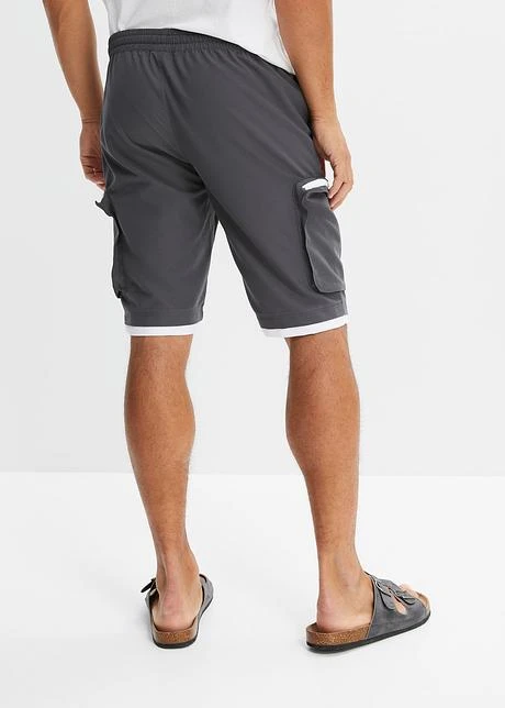 Rainbow Bermuda Cargo Taille Extensible, Regular Fit 5 Rainbow Bermuda Cargo Taille Extensible, Regular Fit - Afbeelding 3