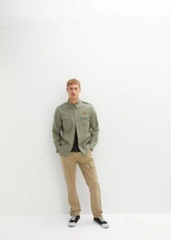 Chemise Manches Longues En Mélange Lin Et Coton -Venus Mode Winkel 23082556 oWkirBX1