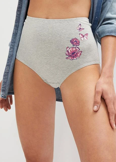 Lot De 5 Slips Taille Haute 4 Lot De 5 Slips Taille Haute - Afbeelding 2