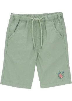 Bermuda Garçon En Toile Avec Taille Extensible, Regular Fit