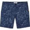 Short Long Avec Imprimé Paisley, Loose Fit