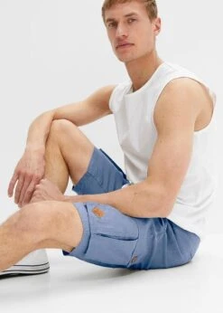 Bermuda Cargo En Lin, Loose Fit -Venus Mode Winkel 23084635 kpuSQXlJ