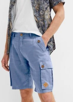 Bermuda Cargo En Lin, Loose Fit -Venus Mode Winkel 23084638 EcAvAjLJ