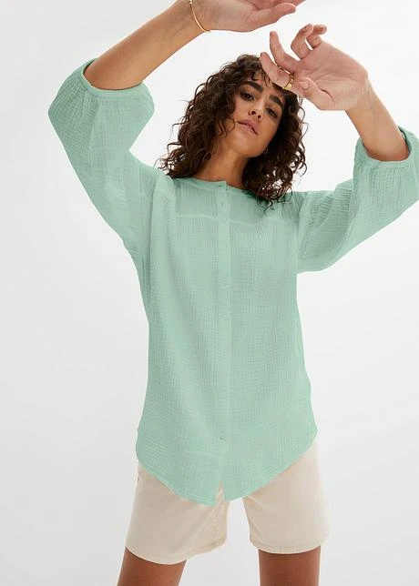 Tunique-blouse En Mousseline 4 Tunique-blouse En Mousseline - Afbeelding 2