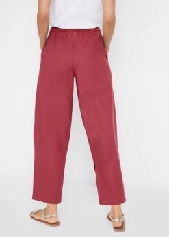 Pantalon En Lin Majoritaire, Longueur Cheville Et Taille Confortable, Loose Fit 13 Pantalon En Lin Majoritaire, Longueur Cheville Et Taille Confortable, Loose Fit -Venus Mode Winkel 23084915 zra8E1XU