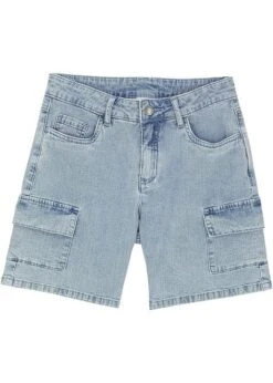 Bermuda Cargo En Jean Fille