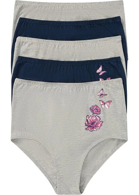 Lot De 5 Slips Taille Haute 3 Lot De 5 Slips Taille Haute