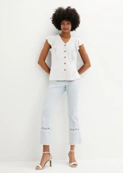 Blouse à Manches Volantées 12 Blouse à Manches Volantées -Venus Mode Winkel 23092074 BIUs2nVf