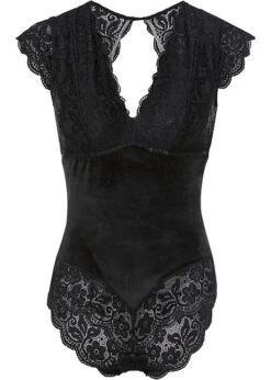 Body En Velours Sans Armatures