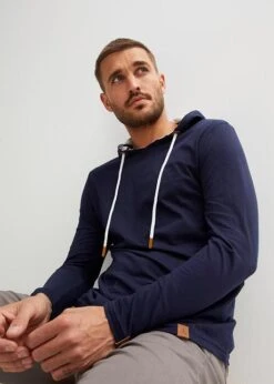 T-shirt Manches Longues à Capuche En Coton -Venus Mode Winkel 23096898 ROJWHH34