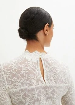 Blouse Dirndl En Dentelle, Manches Longues -Venus Mode Winkel 23099021 aitOtyoT