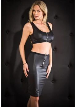 Venus Brassière Et Jupette Au Look Mouillé (Ens. 2 Pces.) -Venus Mode Winkel 23099149 oAxIfdG4