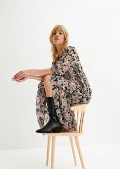 Rainbow Robe Midi En Chiffon -Venus Mode Winkel 23099415 49Mxygep