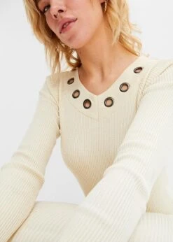 Rainbow Robe En Maille Avec Détail œillets 13 Rainbow Robe En Maille Avec Détail œillets -Venus Mode Winkel 23099791 8zNoXyN9