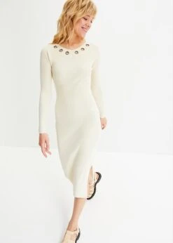 Rainbow Robe En Maille Avec Détail œillets 9 Rainbow Robe En Maille Avec Détail œillets -Venus Mode Winkel 23100653 iXCKpYmT