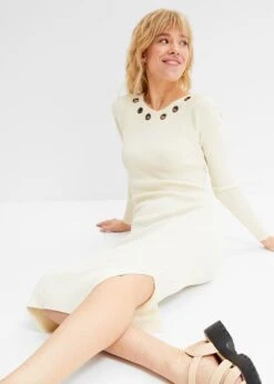 Rainbow Robe En Maille Avec Détail œillets 12 Rainbow Robe En Maille Avec Détail œillets -Venus Mode Winkel 23101942 EAjRm8ME