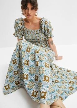 Rainbow Robe Longue Avec Smock -Venus Mode Winkel 23102309 fiVPa0WO