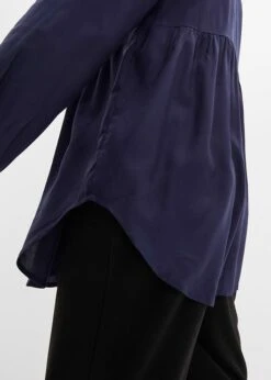 Chemisier Long En Viscose Avec Patte De Boutonnage -Venus Mode Winkel 23105228 CNU9tfPn