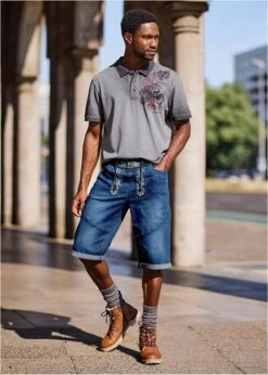 Bermuda En Jean Extensible Avec Broderie, Regular Fit -Venus Mode Winkel 23106234 8ZpmYHkA