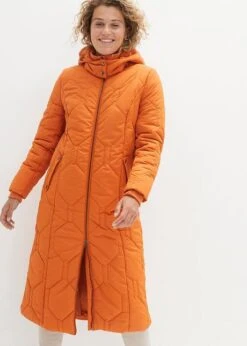 Manteau Long Matelassé Avec Surpiqûres Diamant -Venus Mode Winkel 23110783 ekiRQJUX