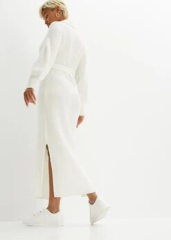 Rainbow Robe En Maille Col En V Et Ceinture (Ens. 2 Pces.) -Venus Mode Winkel 23112154 aYayCTyu