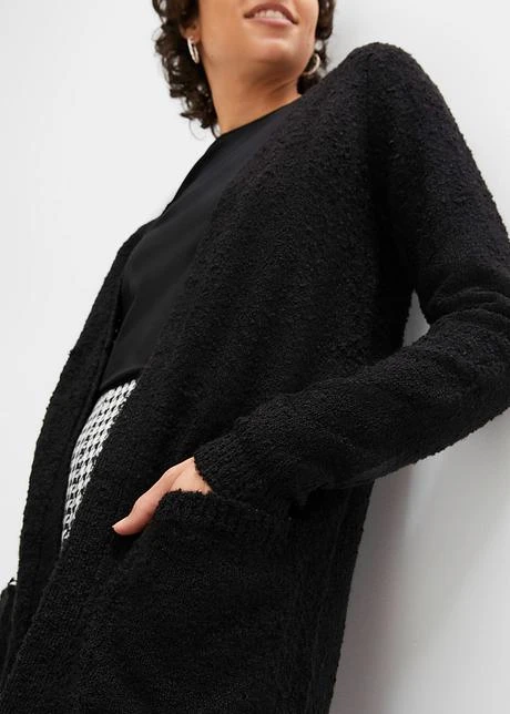 Gilet Long En Maille Bouclée 8 Gilet Long En Maille Bouclée - Afbeelding 6