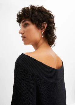 Pull En Maille Côtelée à Encolure Bateau -Venus Mode Winkel 23112566 X537yP8v