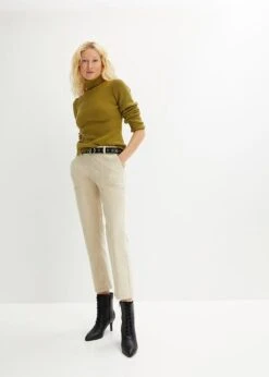 Pantalon En Twill Avec Poches Utility Et Taille Confortable -Venus Mode Winkel 23116740 GmTik2mX
