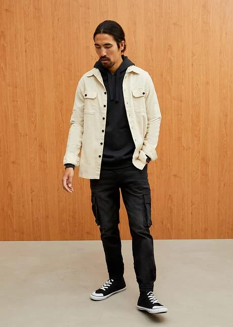 Rainbow Jean Cargo Slim Fit Straight à Enfiler 9 Rainbow Jean Cargo Slim Fit Straight à Enfiler - Afbeelding 7