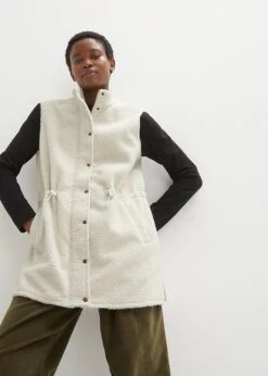 Gilet Sans Manches En Maille Peluche -Venus Mode Winkel 23118402 ZM8mZNL9